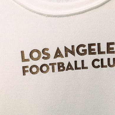Women's Concepts Sport White/Gray LAFC Composite 3/4-Sleeve Raglan Top