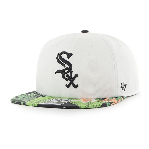 47 Brand / Hurley x Men's Tampa Bay Rays White Captain Snapback Adjustable  Hat