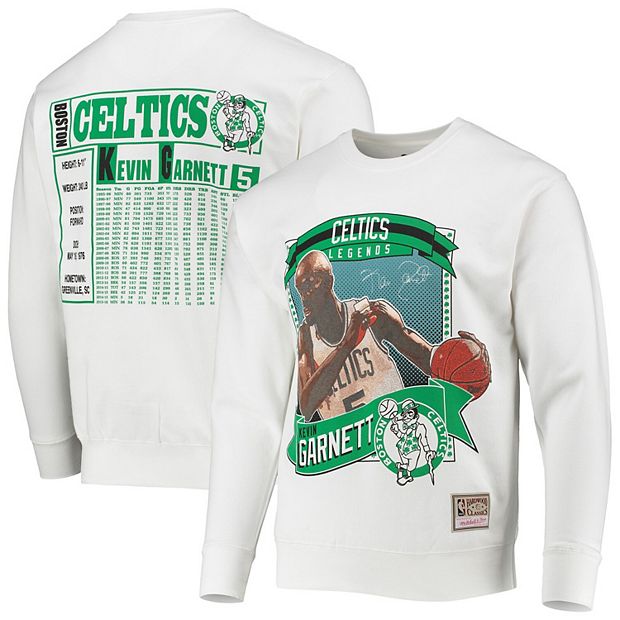 Kevin Garnett White Boston Celtics Autographed Mitchell & Ness