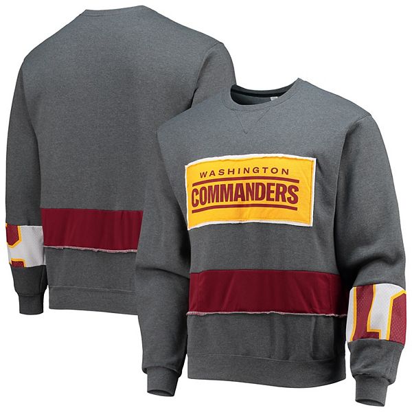 Men's Refried Apparel Gray Washington Commanders Sustainable Pullover  Sweatshirt