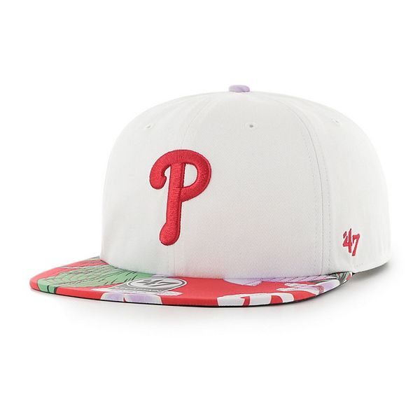 Philadelphia Phillies MLB '47 Brand White Script Hitch Adjustable  Snapback Hat