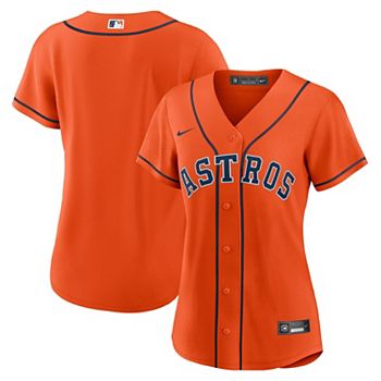 women's astros jersey orange