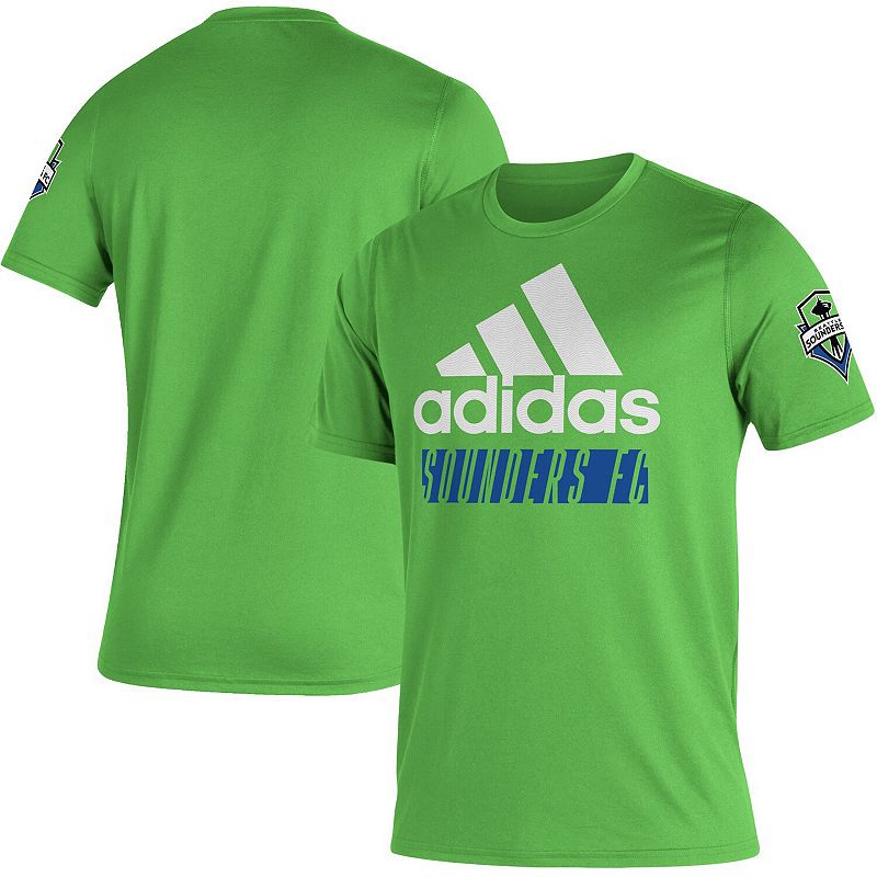 Mens adidas Green Seattle Sounders FC Creator AEROREADY Vintage T-Shirt, S