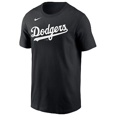 Men's Nike Freddie Freeman Black Los Angeles Dodgers Name & Number T-Shirt