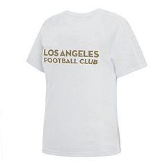 Women's LAFC Concepts Sport Black Squad Cut Neck T-Shirt