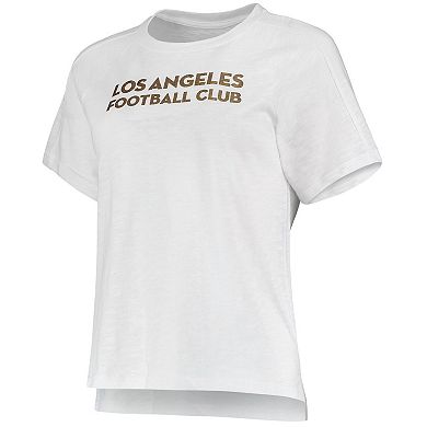 Women's Concepts Sport White LAFC Resurgence T-Shirt