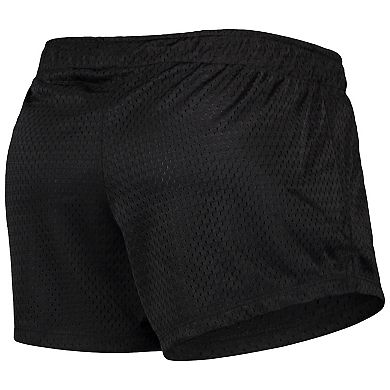 Women's Champion Black Iowa Hawkeyes Logo Mesh Shorts