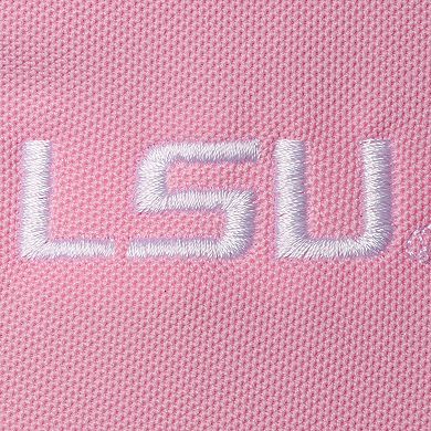 Girls Toddler Garb Pink LSU Tigers Caroline Cap Sleeve Polo Dress