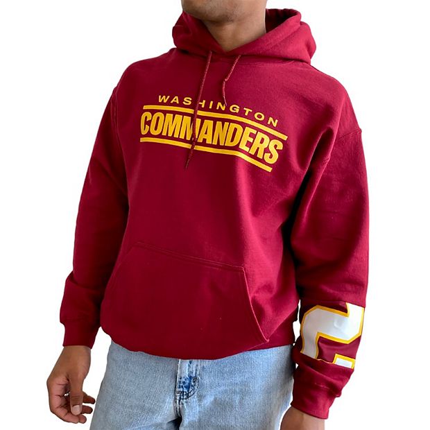 Men's Refried Apparel Burgundy Washington Commanders Pullover Hoodie