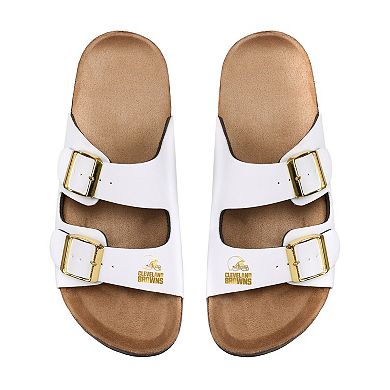Women's FOCO Cleveland Browns Double-Buckle Sandals