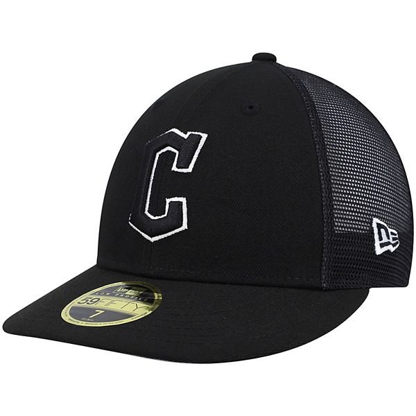 Men's New Era Black Cleveland Guardians Batting Practice Low Profile ...