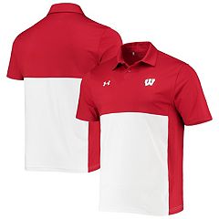 Mens Red Under Armour Polos Tops, Clothing