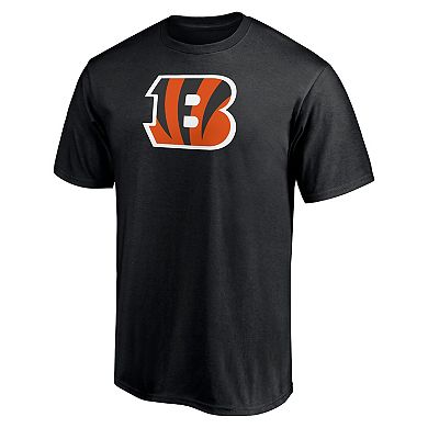 Men's Fanatics Branded Black Cincinnati Bengals Team Primary Logo T-Shirt