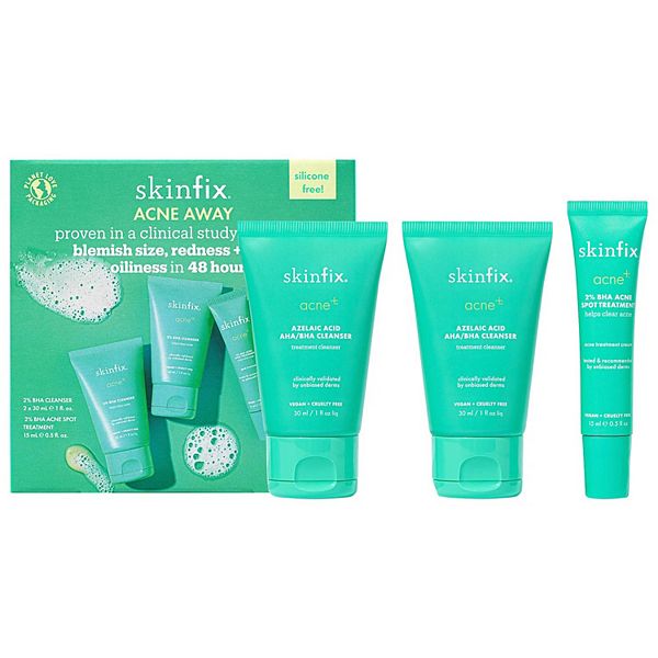 Skinfix Acne Away Kit + Salicylic Acid + Azelaic Acid + Niacinamide