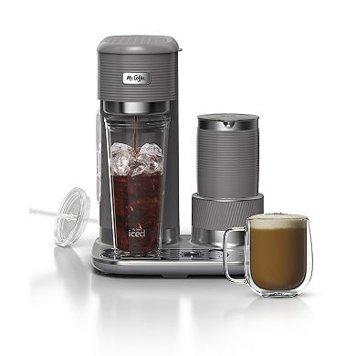 Mr. Coffee 4-in-1 Single-Serve Latte Lux, Iced & Hot Coffee Maker with Milk Frother