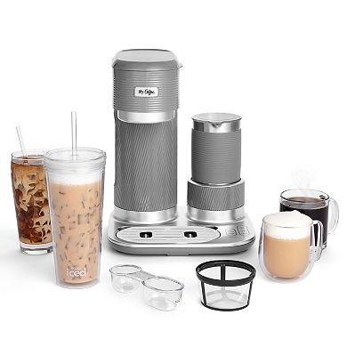 Mr. Coffee 4-in-1 Single-Serve Latte Lux, Iced & Hot Coffee Maker with Milk Frother
