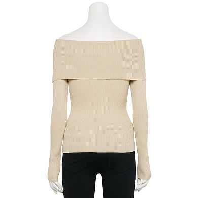 Women's INTEMPO Off-The-Shoulder Long Sleeve Top