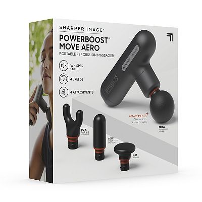 Sharper Image Powerboost Move Aero Portable Percussion Massager