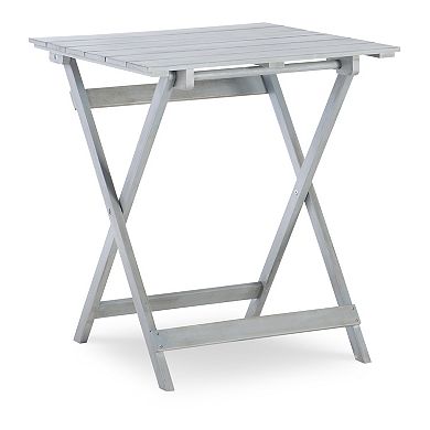 Linon Rockport Bistro Square Patio Table & Chair 3-piece Set