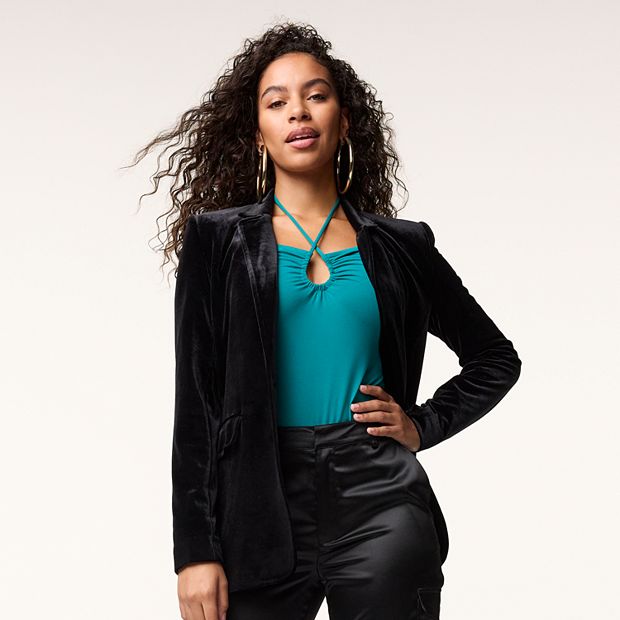 Kohls 2025 velvet jacket