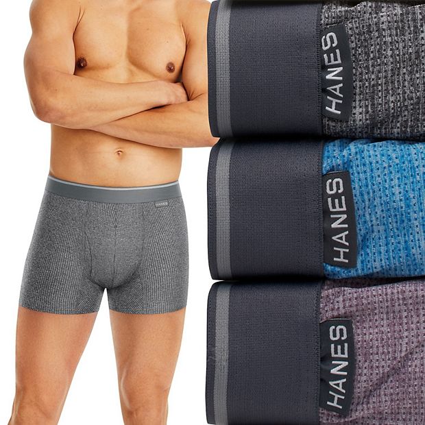 Hanes Men's Comfort Flex Fit Breathable Mesh Boxer Briefs 3-Pack :  : Clothing, Shoes & Accessories