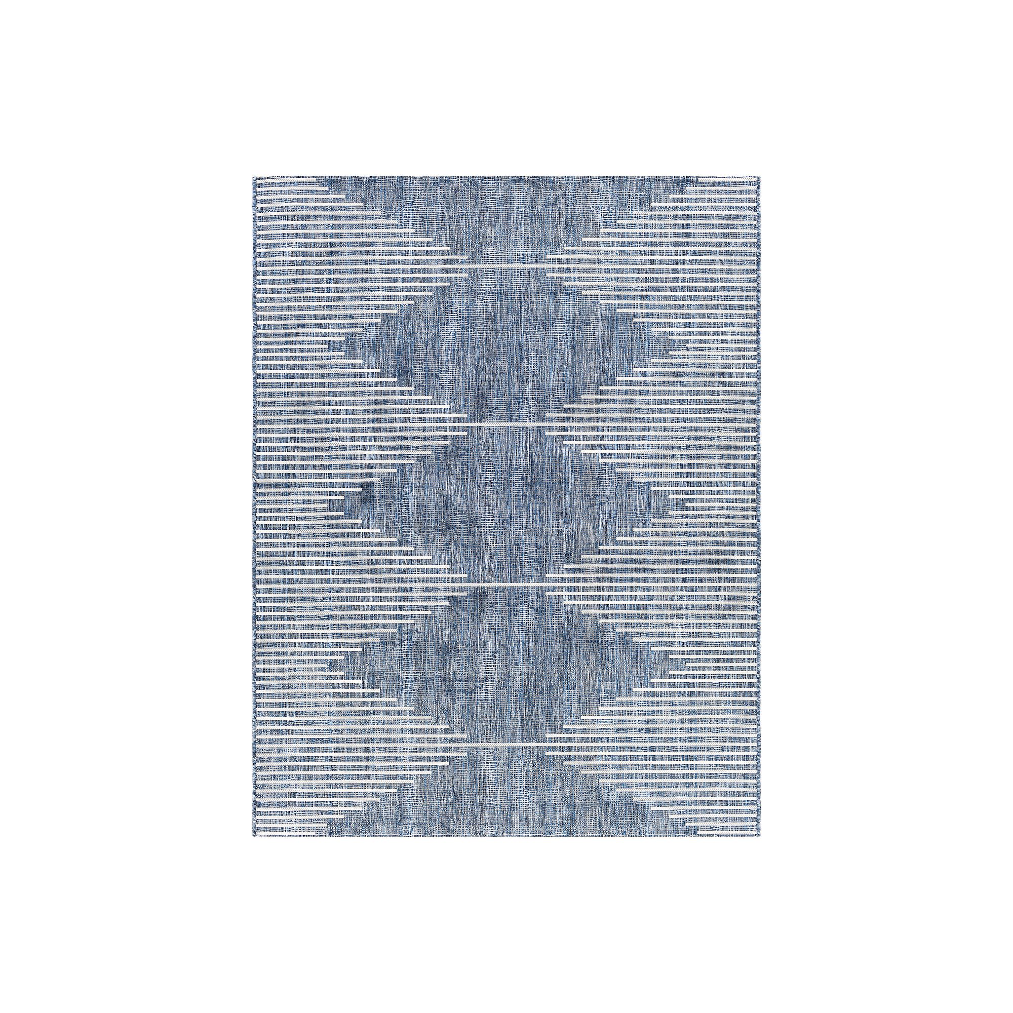 Decor 140 Easton Indoor Outdoor Modern Area Rug, Dark Blue