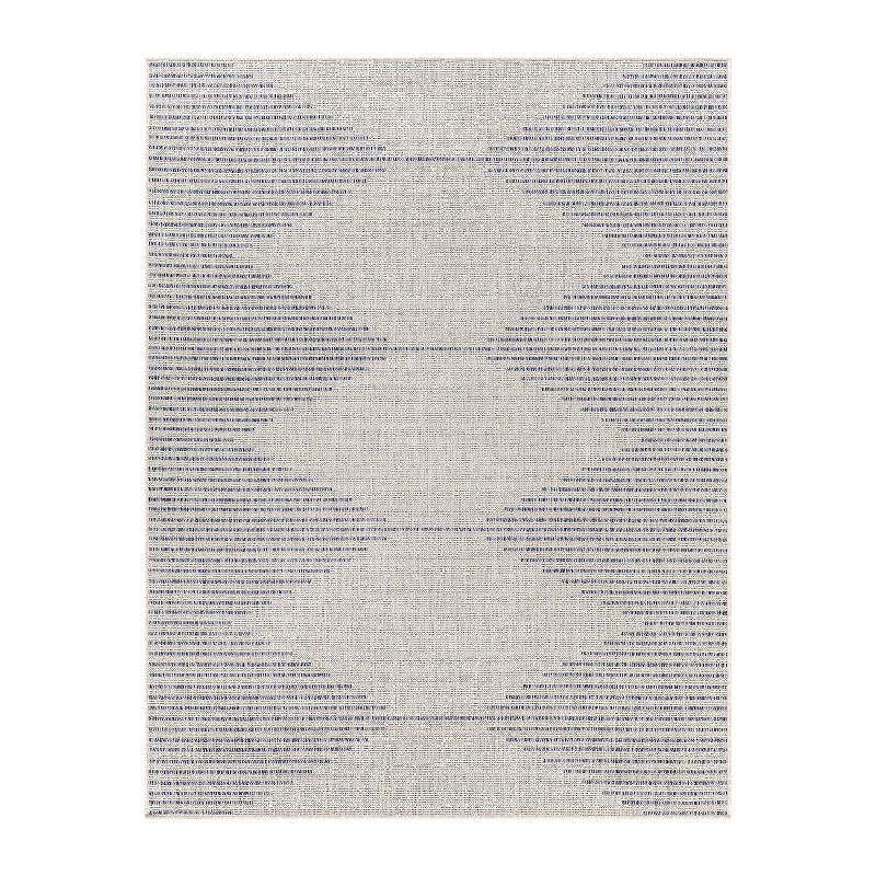 Decor 140 Easton Indoor Outdoor Modern Area Rug, Grey, 2.5X12 Ft