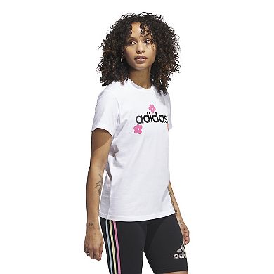 Women's adidas Linear Flower Graphic Tee