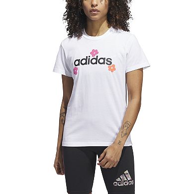 Women's adidas Linear Flower Graphic Tee