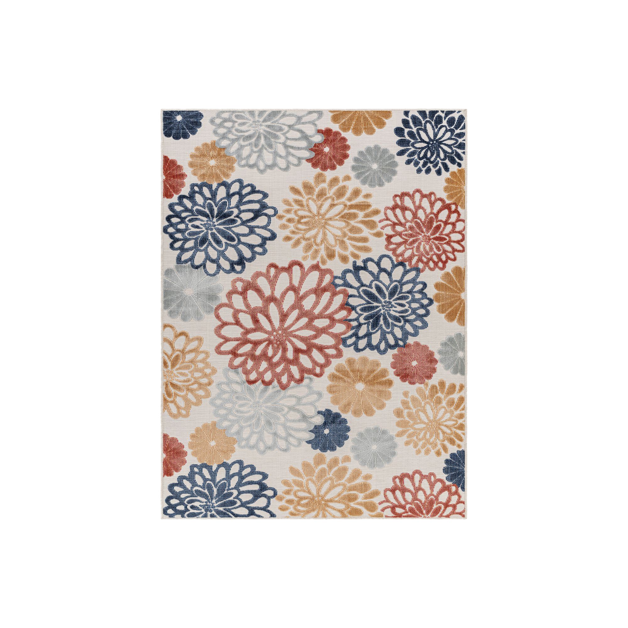 Decor 140 Caley Indoor Outdoor Modern Area Rug, Orange Team