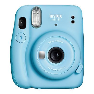 FujiFilm Instax Mini 11 Instant Camera Holiday Bundle - Sky Blue