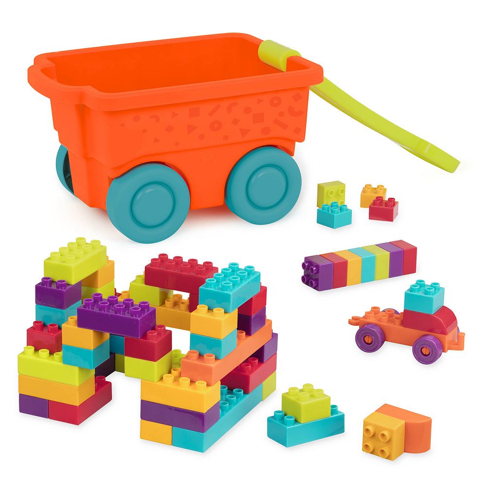 Battat locbloc wagon with play blocks
