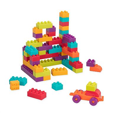 Battat LOCBLOC Wagon with Play Blocks