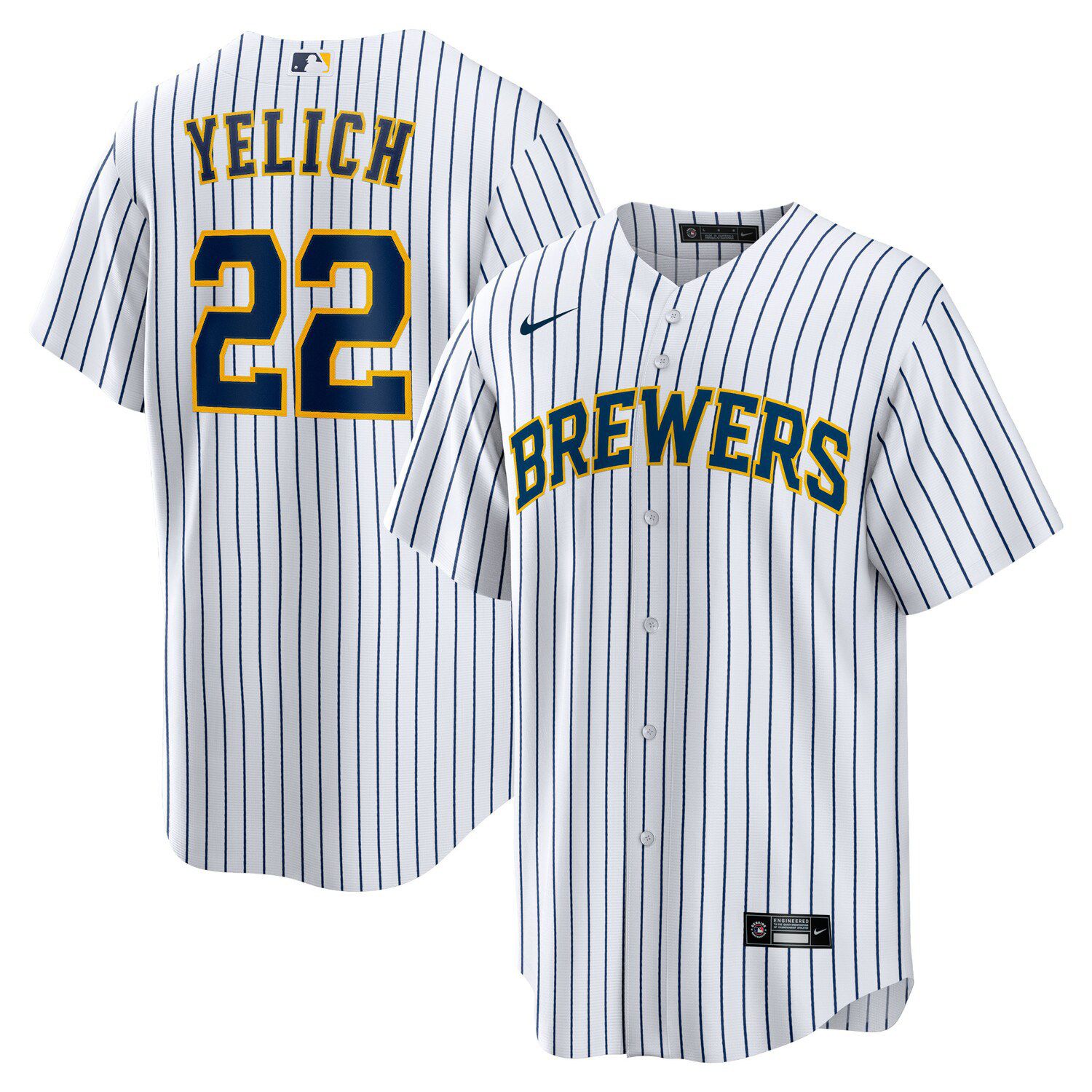 milwaukee brewers button up jersey womens