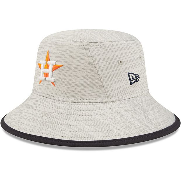 Men's Houston Astros New Era Gray Game Bucket Hat