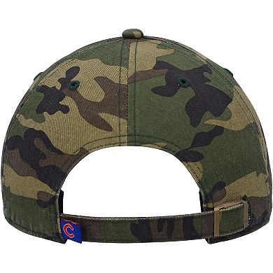 Men's '47 Camo Chicago Cubs Logo Clean Up Adjustable Hat
