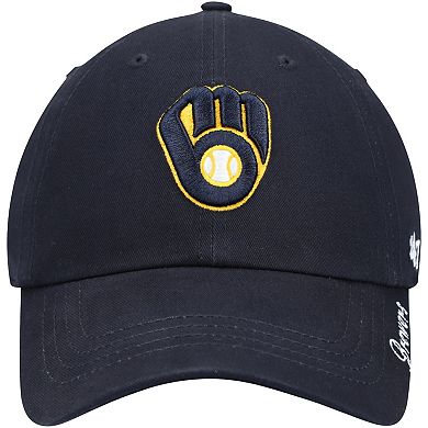 Women's '47 Navy Milwaukee Brewers Team Miata Clean Up Adjustable Hat