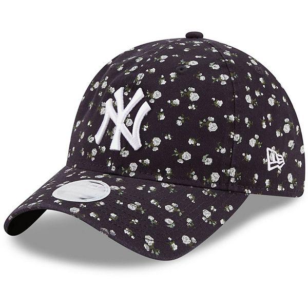 Women's New Era Navy New York Yankees Floral 9TWENTY Adjustable Hat