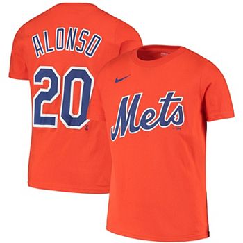 Men's Nike Pete Alonso Orange New York Mets Name & Number T-Shirt