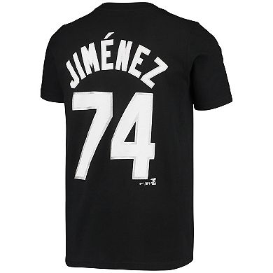 Youth Nike Eloy Jimenez Black Chicago White Sox Player Name & Number T-Shirt