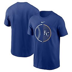 Nike Adult MLB Short Sleeve Cotton Tee N199 / Ny28 Kansas City Royals Blue