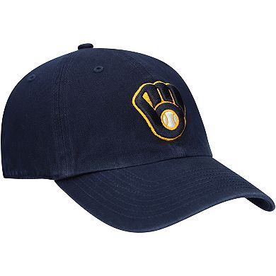 Men's '47 Navy Milwaukee Brewers Home Clean Up Adjustable Hat