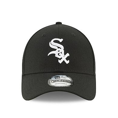 Men's New Era Black Chicago White Sox Team League 9FORTY Adjustable Hat