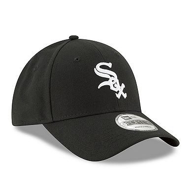 Men's New Era Black Chicago White Sox Team League 9FORTY Adjustable Hat