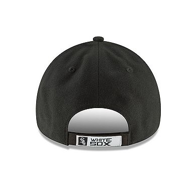 Men's New Era Black Chicago White Sox Team League 9FORTY Adjustable Hat