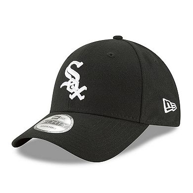 Men's New Era Black Chicago White Sox Team League 9FORTY Adjustable Hat