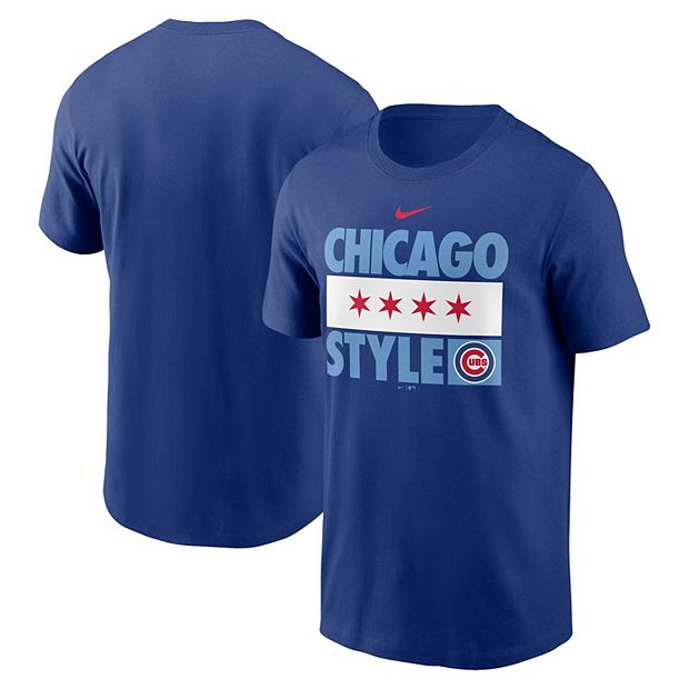 Men's Nike Royal Chicago Cubs Style Local Team T-Shirt Size: Medium