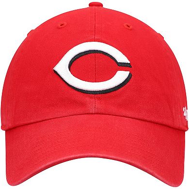 Men's '47 Red Cincinnati Reds Home Clean Up Adjustable Hat