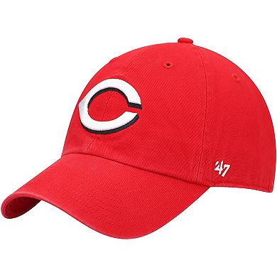 Men's '47 Red Cincinnati Reds Home Clean Up Adjustable Hat