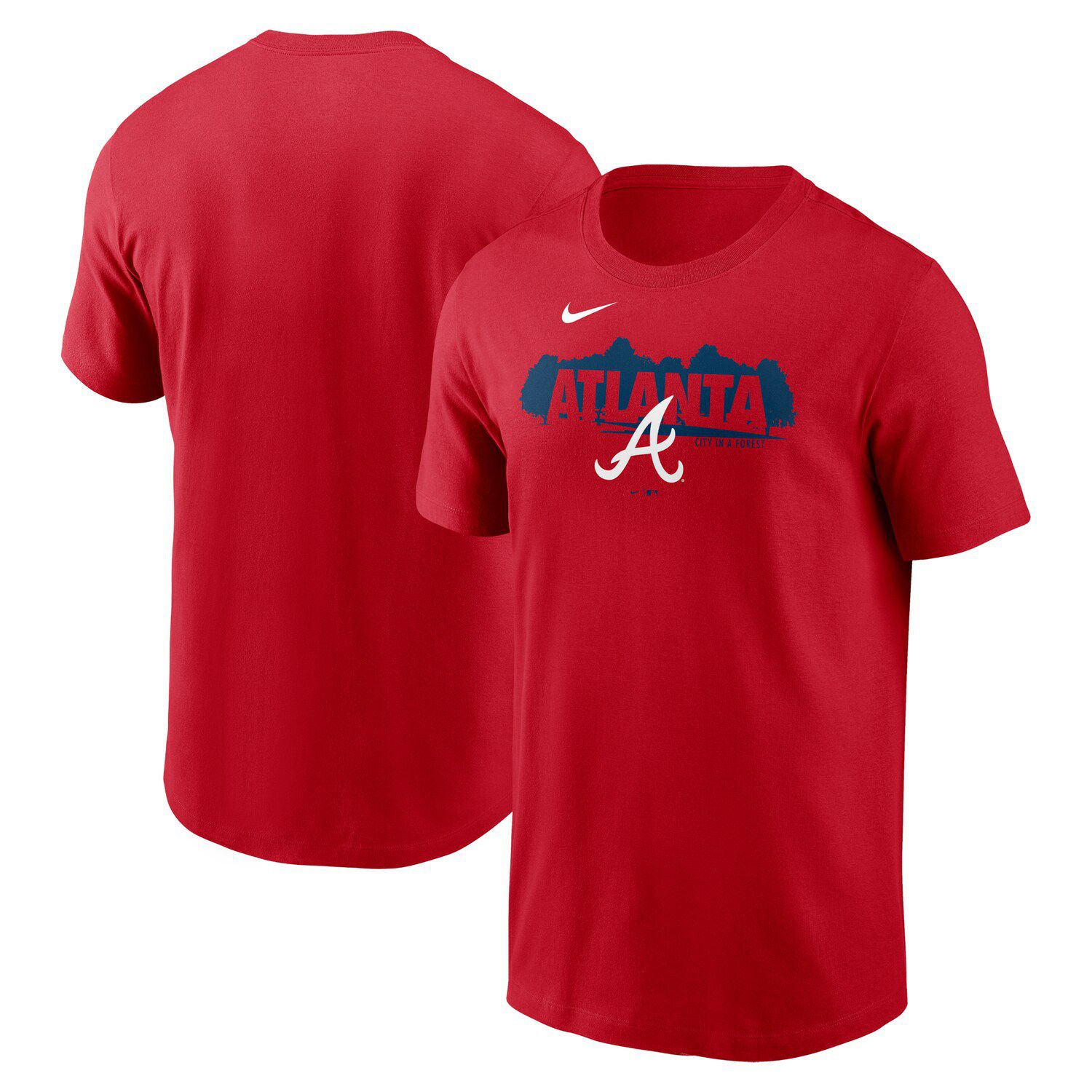 Atlanta Braves Infant Pinch Hitter T-Shirt & Shorts Set - Red/Navy